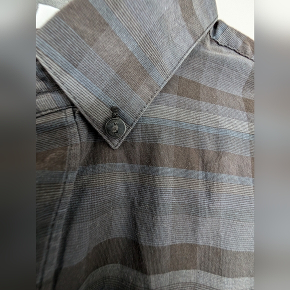 Calvin Klein Black Pleated Shirt M - Picture 6 of 8